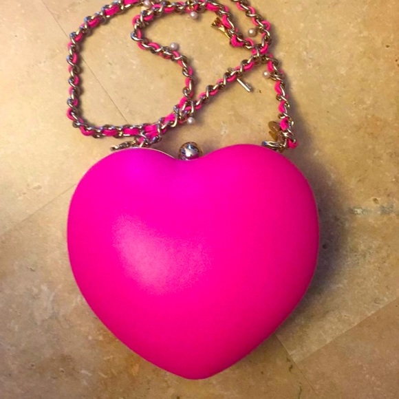 KATE SPADE | oh la la Bellini Hot Pink heart bag 🌟HOST PICK 🌟 - Picture 1 of 6